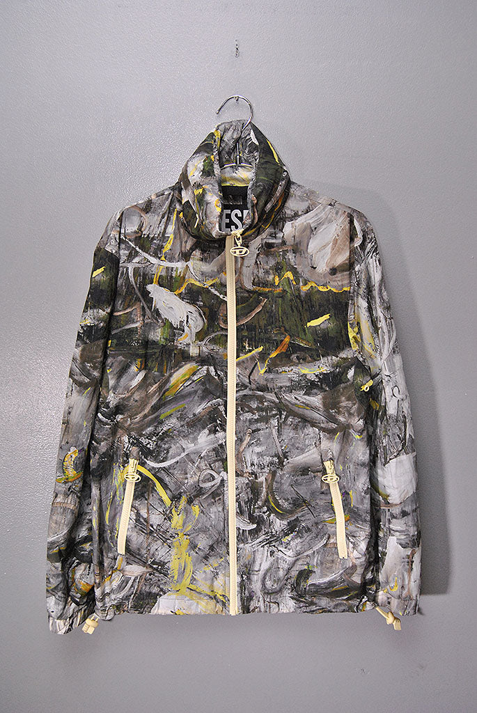 DIESEL J WARREL PRINT JACKET