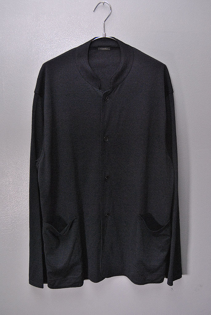 【美品】COMOLI コモリ ニットジャケット シルク カシミア カーディガン 美品】COMOLI コモリ ニットジャケット シルク カシミア