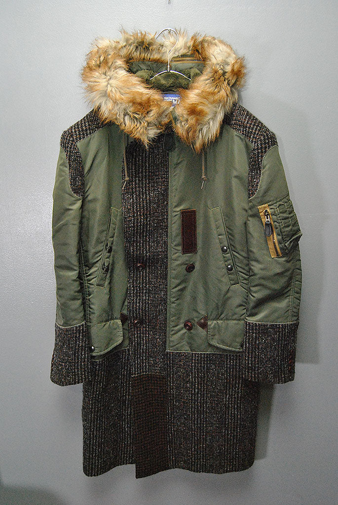 junya watanabe manニット n-3b ギャルソン コート JUNYA WATANABE COMME des GARCONS MAN N-3B DOCKING COAT