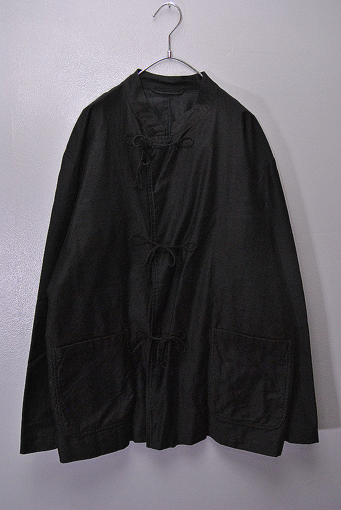 【美品】COMOLI 20AWコットンサテンスタンドカラーセットアップ サイズ3 COMOLI コットンサテン スタンドカラージャケット