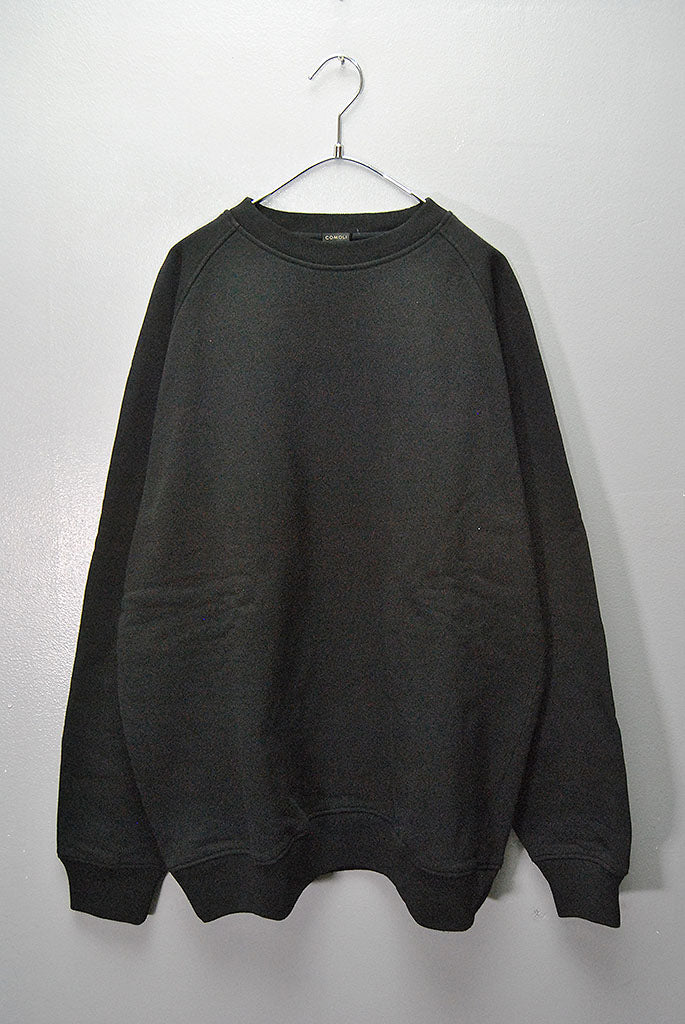 COMOLI コットン裏毛 クルーネック