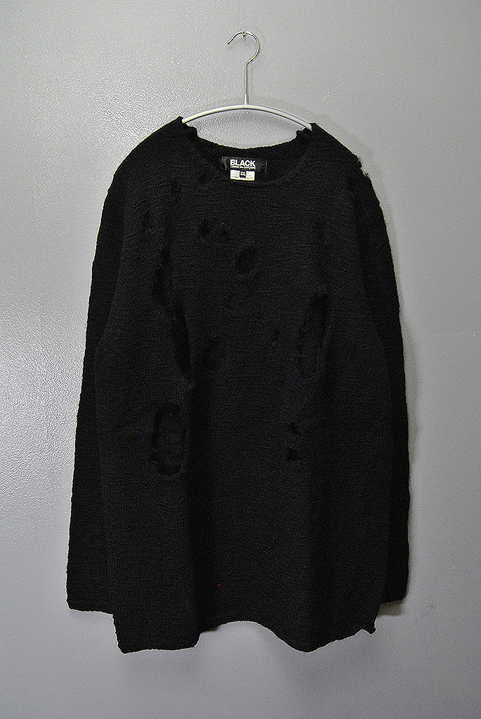 BLACK COMME des GARCONS デストロイ加工ニット