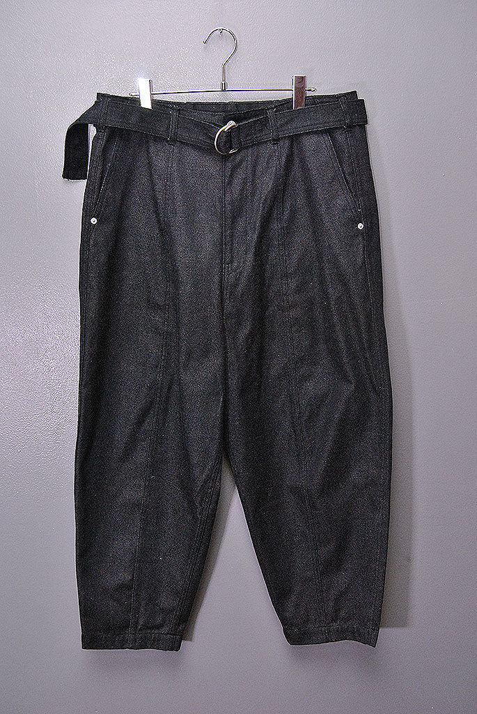 COMME des GARCONS HOMME エステルコットン ベルテッドデニムパンツ