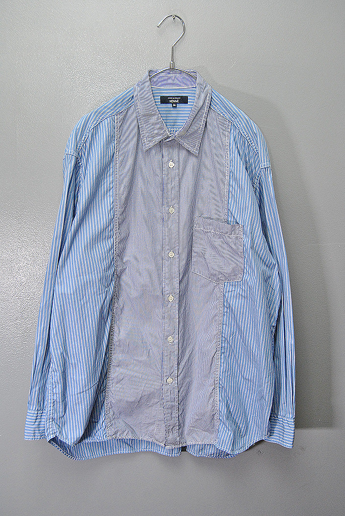 COMME des GARCONS HOMME コットンストライプシャツ