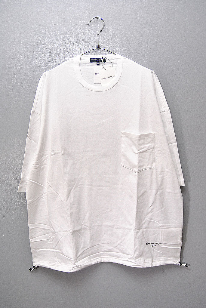 COMME des GARCONS HOMME 綿天竺 ロゴTシャツ