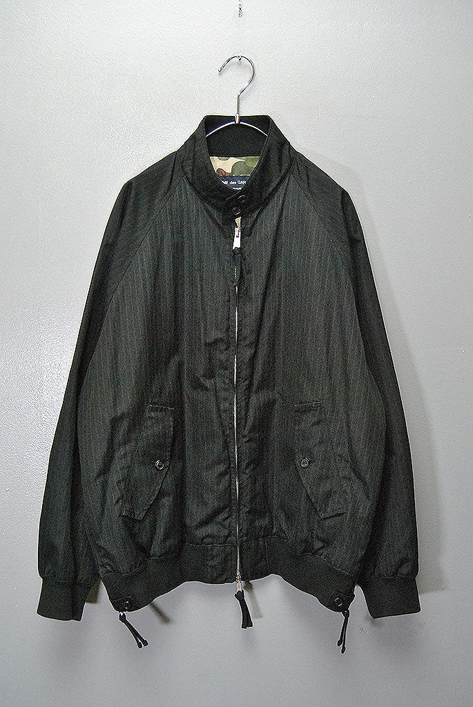 comme des garcons homme ドリズラーブルゾン COMME des GARCONS HOMMEのドリズラージャケット シルク ドリズラー