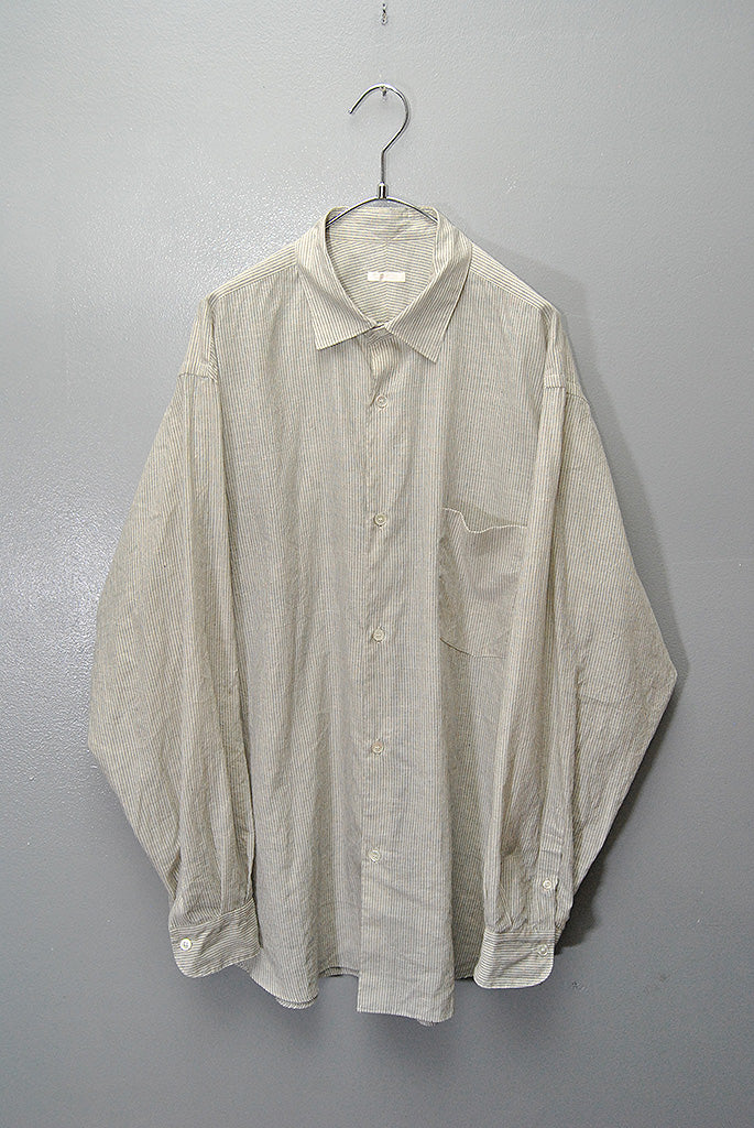 COMOLI KHADIコットン コモリシャツ