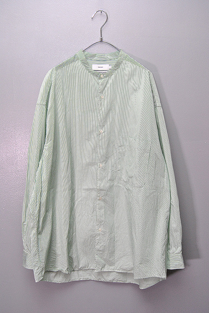 Graphpaper ThomasMason 定価4万 スタンドカラー ブラウス Graphpaper ThomasMason 定価4万 スタンドカラー ブラウス
