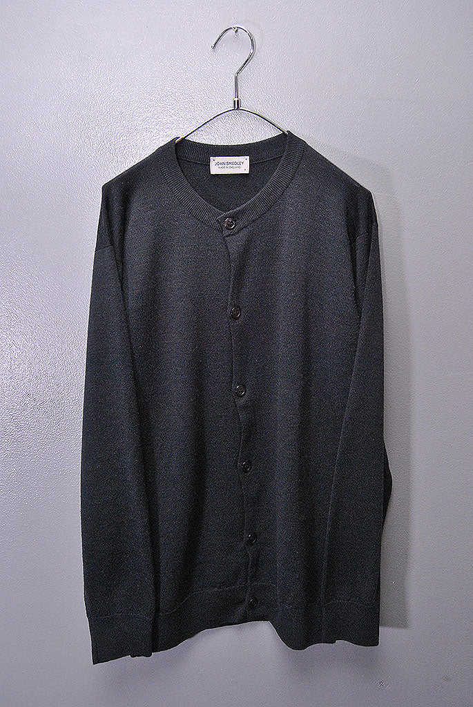 JOHN SMEDLEY クルーネックウールカーディガン
