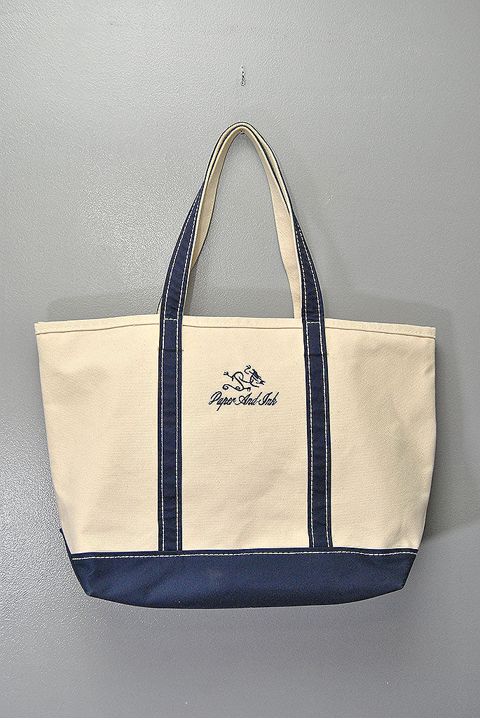 Paper & Ink Cotton Club Dragon Logo Tote Bag