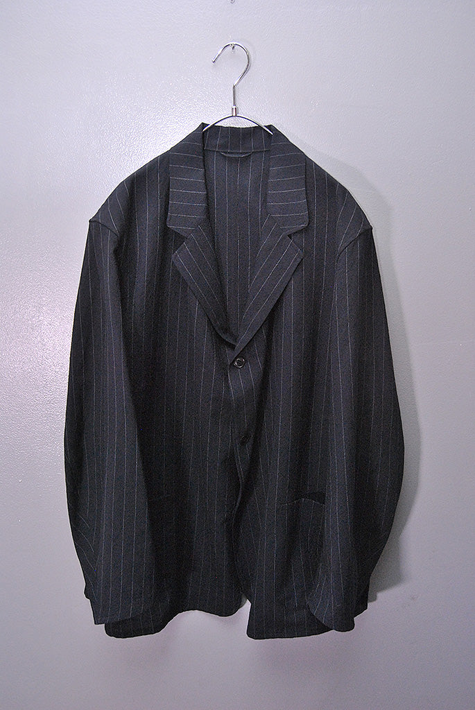 COMOLI ウールストライプジャケット