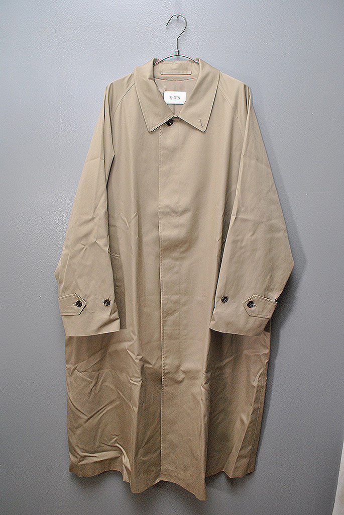 ciota 20AW スビンコットンギャバジンバルマカーンコート ciota 20AW スビンコットンギャバジンバルマカーンコート