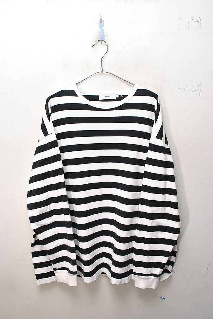 グラフペーパー ボーダー カットソー Tシャツ GRAPHPAPER グラフペーパー GM201-70149B Border S/S Pocket Tee