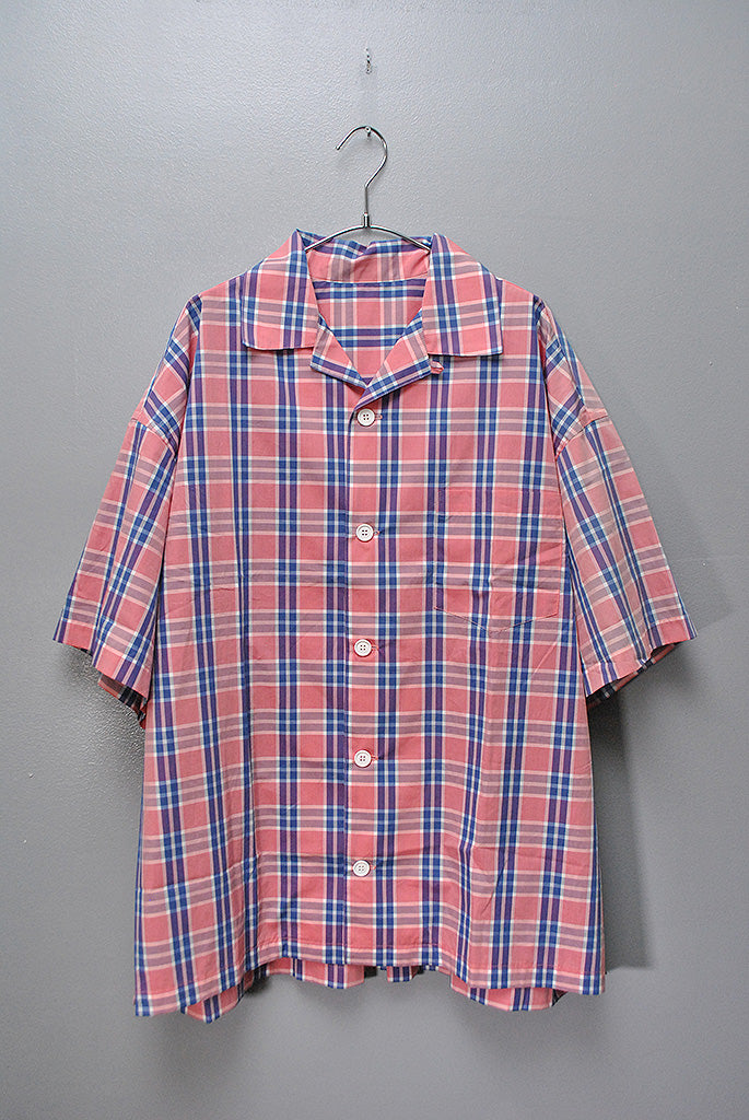 TENDERLOIN オープンカラー　ネルシャツ　ボックスタイプ UNISEX》【Italian Dead Stock Fabric】Prime-Over Regular