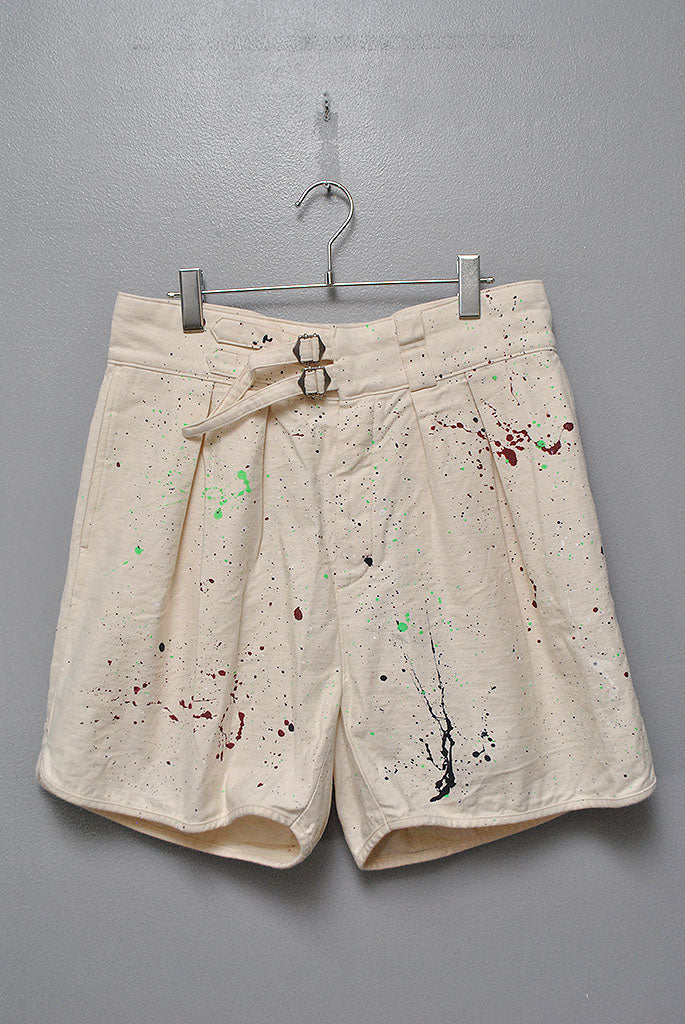 NEAT UNITEDARROWS別注　チノペイントグルカショーツ NEAT（ニート）の「＜NEAT（ニート）＞ 【別注】ペイント チノ グルカ