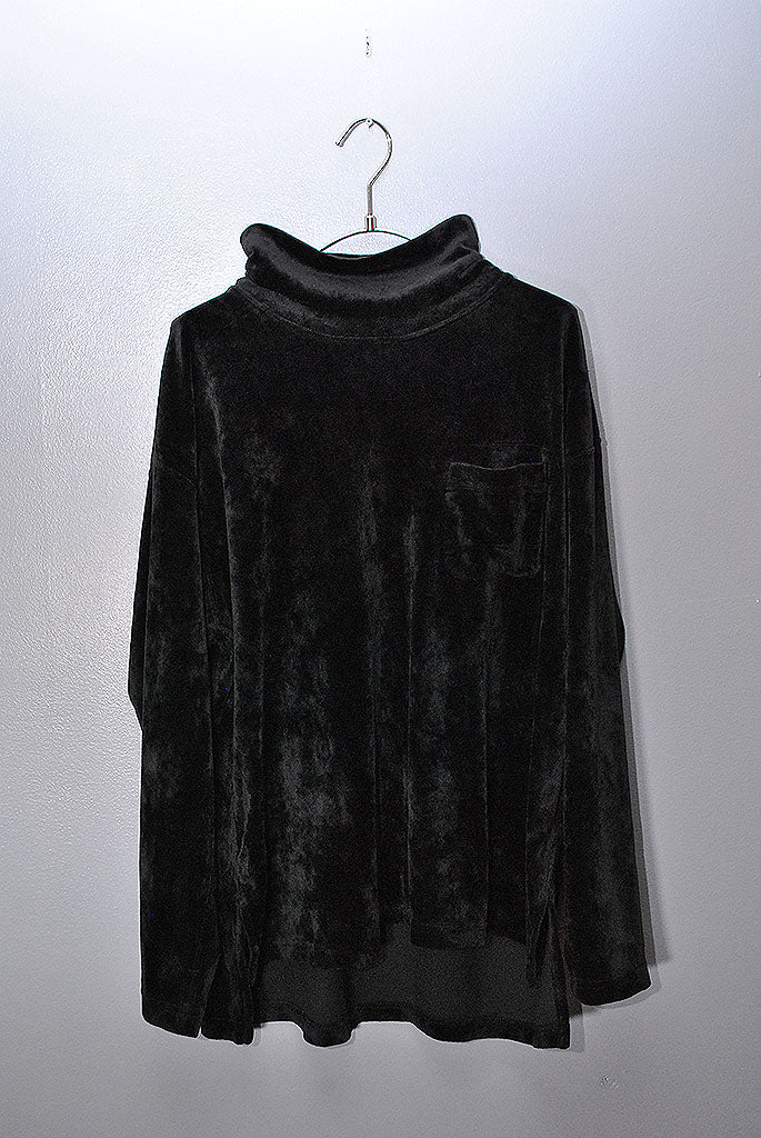 トップス engineered garments High Mock Shirt Engineered Garments Jersey High Mock Shirt, Black/Navy