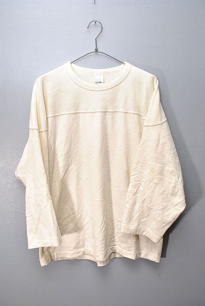 COMOLI ウールフットボールTシャツ