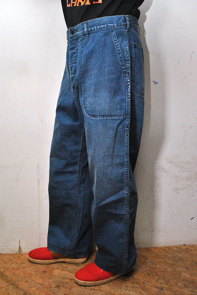 A.PRESSE US Navy Denim Baker Pants