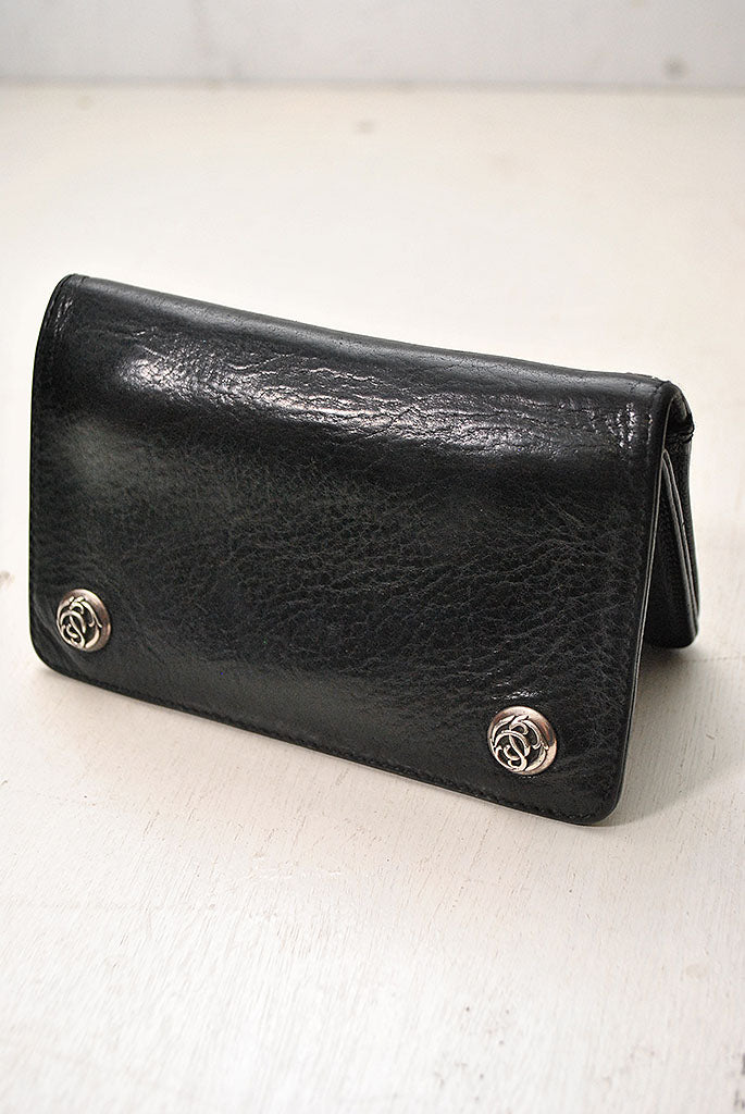 Chrome Hearts 1 ZIP FLORAL BUTTON WALLET