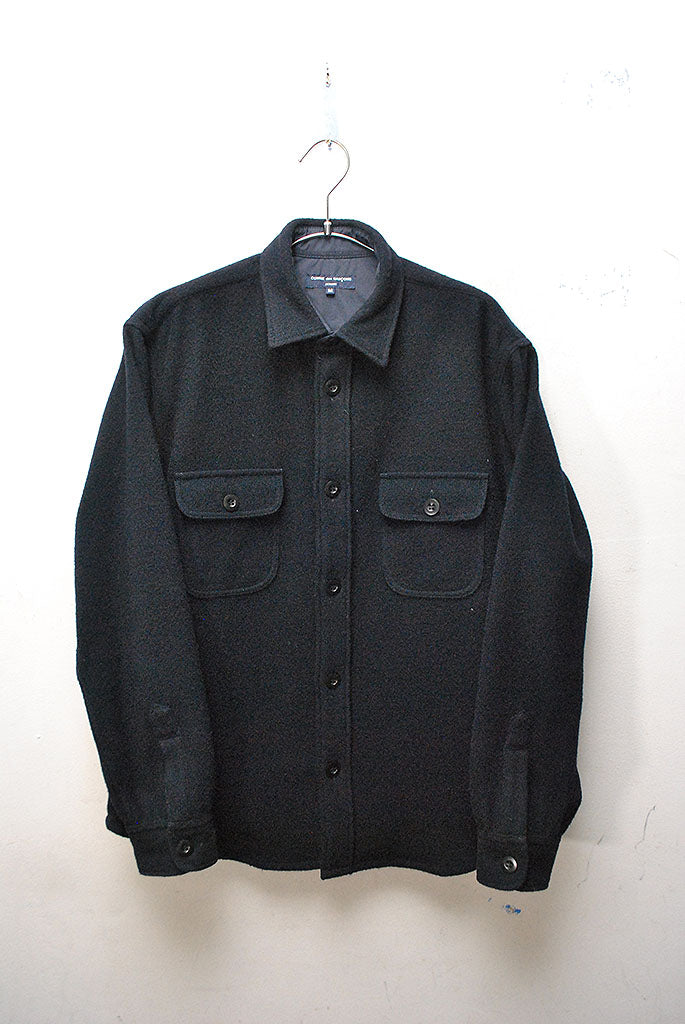 日本製 COMME des GARCONS HOMME CPOシャツ風 ダウンジャケット