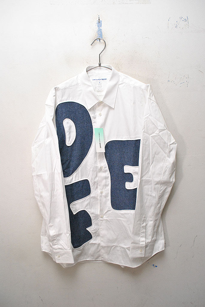 COMME des GARCONS SHIRT 文字プリントジャケット COMME des GARCONS SHIRT Lettering Detail Shirt