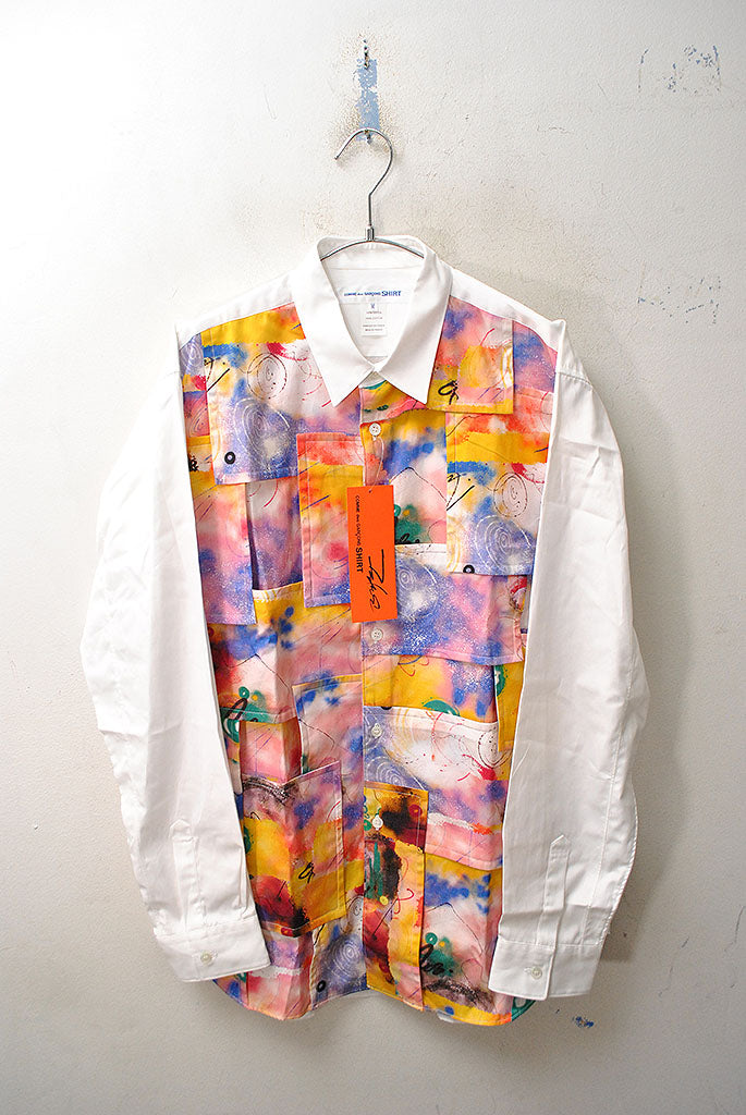 COMME des GARCONS SHIRT FUTURA GRAPHIC ART L S SHIRT