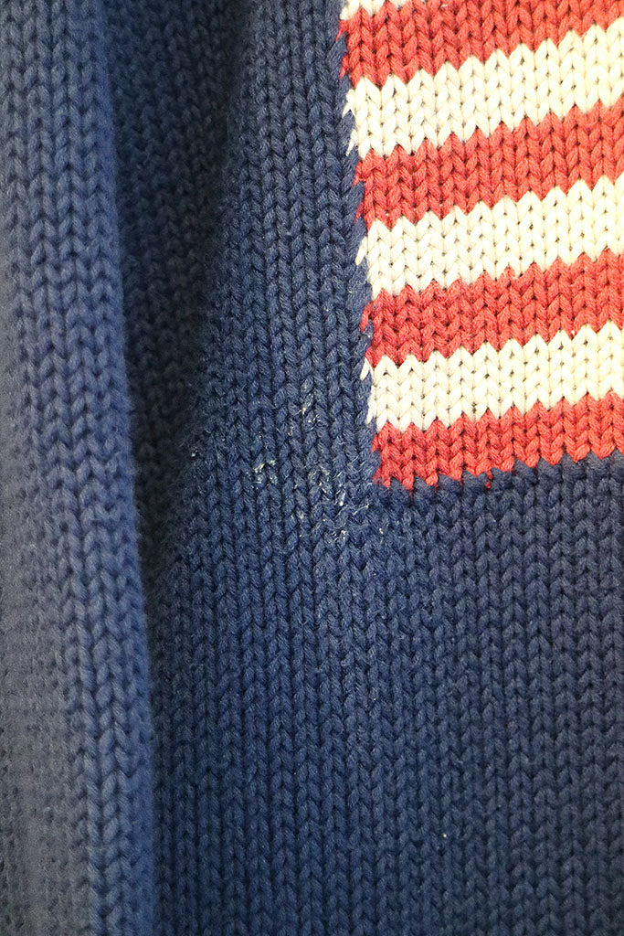 90'S POLO RALPH LAUREN Stars And Stripes Cotton Sweater