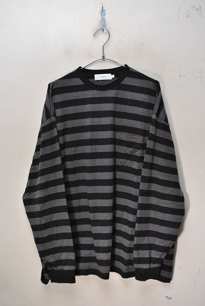 Graphpaper Border L/S Pocket Tee