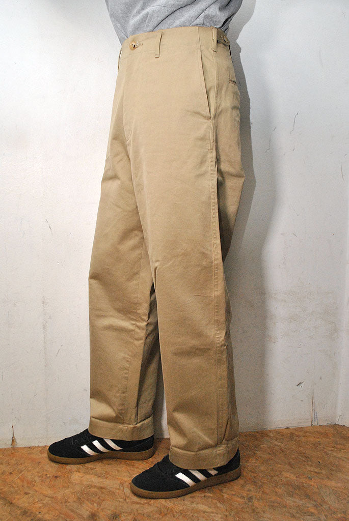 【AURALEE】WASHED FINX CHINO WIDE PANTSパンツ