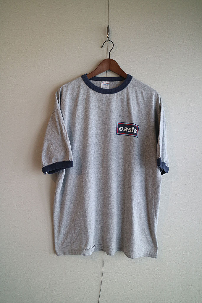 トップス90's OASIS ringer t-shirt