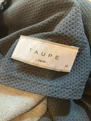 TAUPE Vegan Leather Wide Shorts