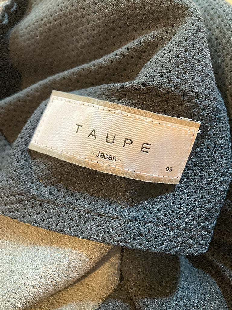 TAUPE Vegan Leather Wide Shorts