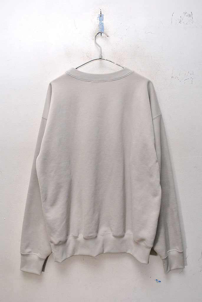 AURALEE POLYESTER SWEAT P/O