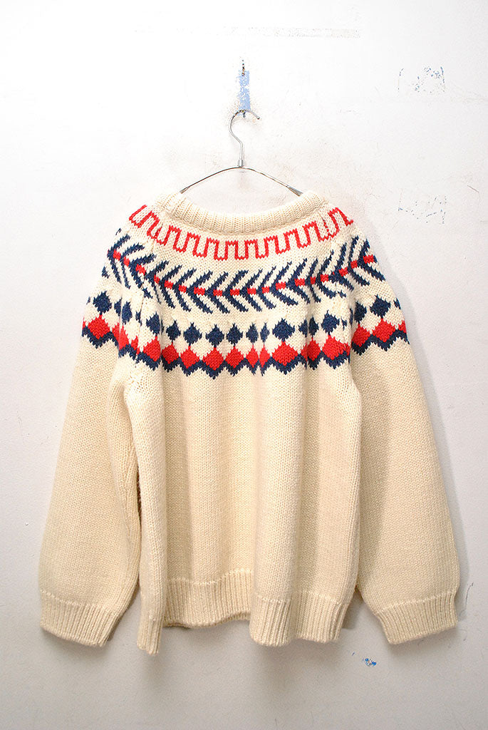 CELINE OVERSIZED SHETLAND CREWNECK SWEATER