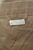 A.PRESSE Tweed Balmacaan Coat