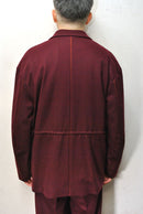 YOKE LOOSE DOUBLE-BREASTED JACKET & TROUSES