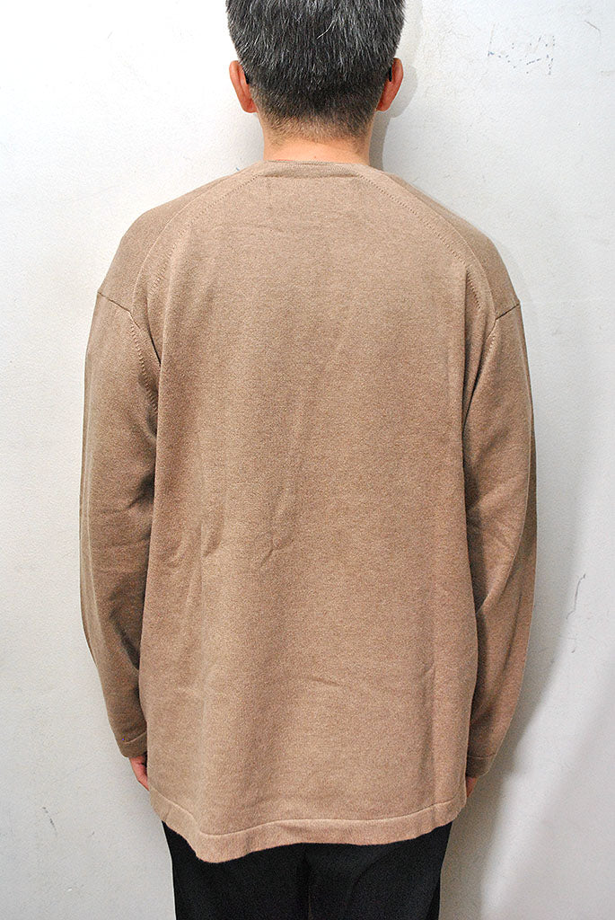 walenode Cotton cashmere stretch Deep V-neck sweater