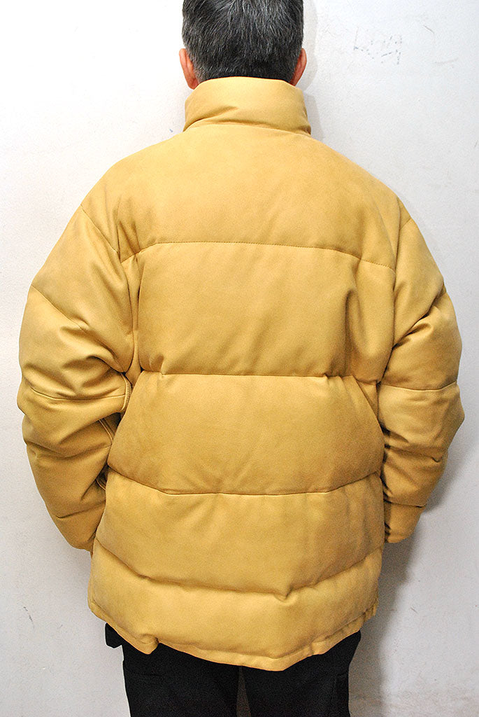 A.PRESSE Leather Down Jacket