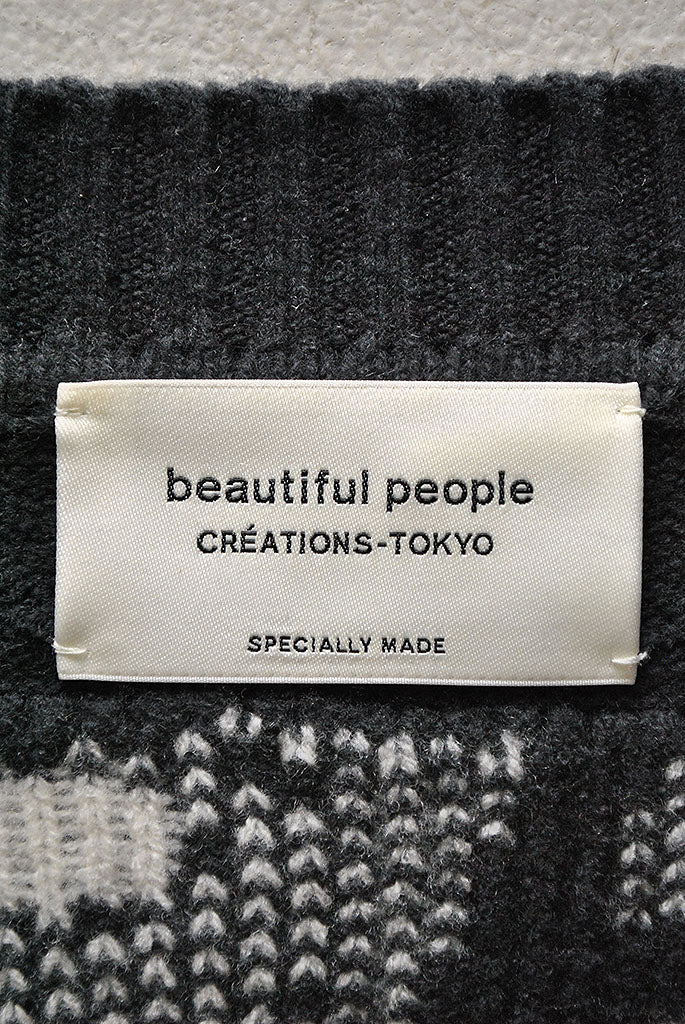 beautiful people trick art intarsia pullover