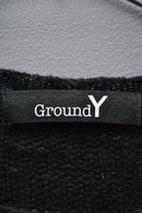 GROUND Y Border poplar knit Jumbo drape knit