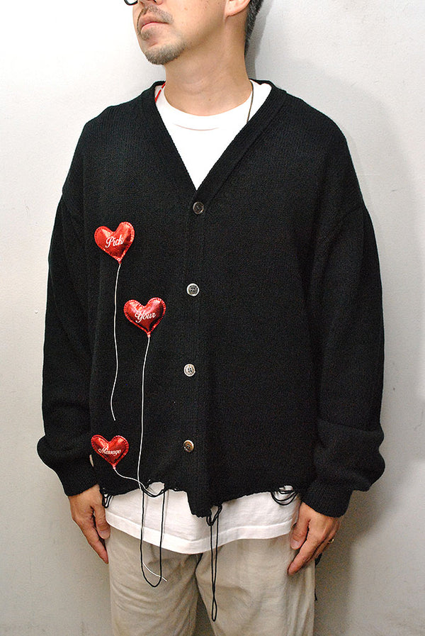 doublet HAPPY BALLONS CARDIGAN