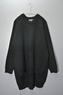 BLACK COMME des GARCONS サイドスリットロングニット