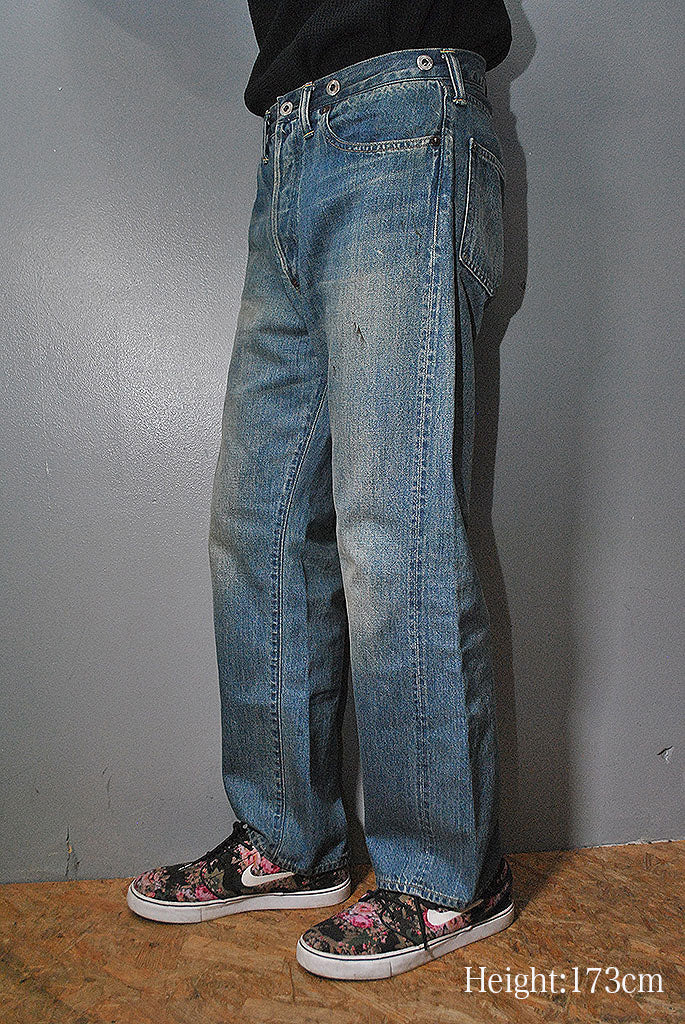 A.PRESSE No.2 Washed Denim Pants