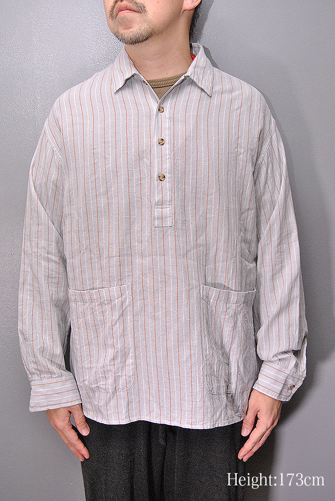 USUAL THINGS SCRUTINY Pull Over Summer L/S Shirt