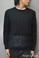 JUNYA WATANABE MAN COMME des GARCONS ウールモヘヤ ケーブルニット