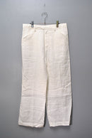 SUNSEA LINEN WIDE STRAIGHT PANT