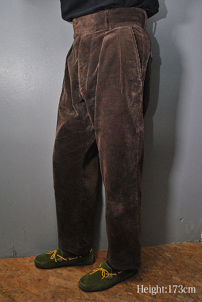 A VONTADE Corduroy 2tuck Pant