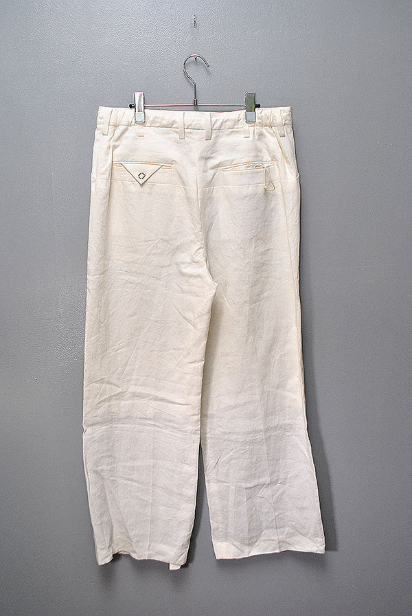 SUNSEA LINEN WIDE STRAIGHT PANT ホワイト 2 DSC_0011_2bc38133-4cfb-4d2c-