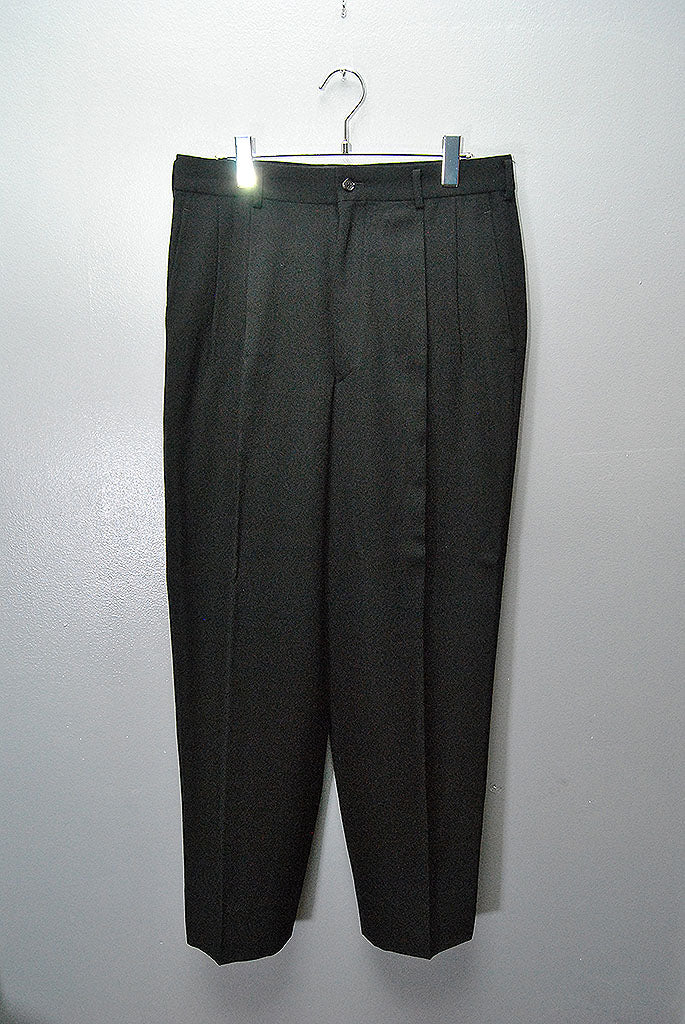 90s OLD COMME des GARCONS HOMME WOOL TUCK TROUSERS