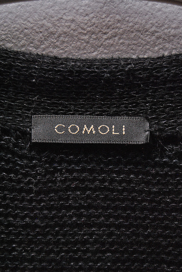 COMOLI 7Gコットン ニットカーディガン